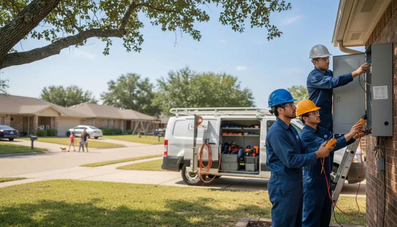Certified electrician providing emergency electrical services in Rineyville, KY